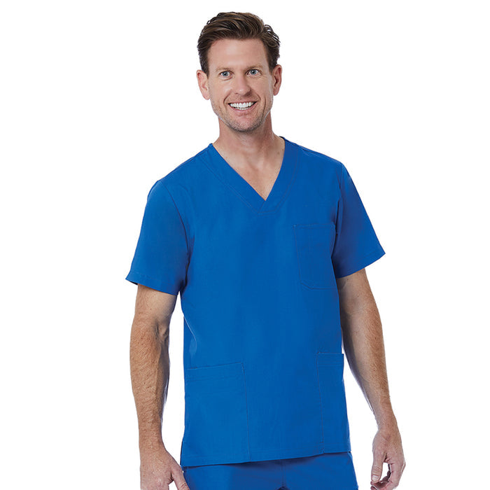 Maevn Red Panda Mens 3-Pocket Scrub Top