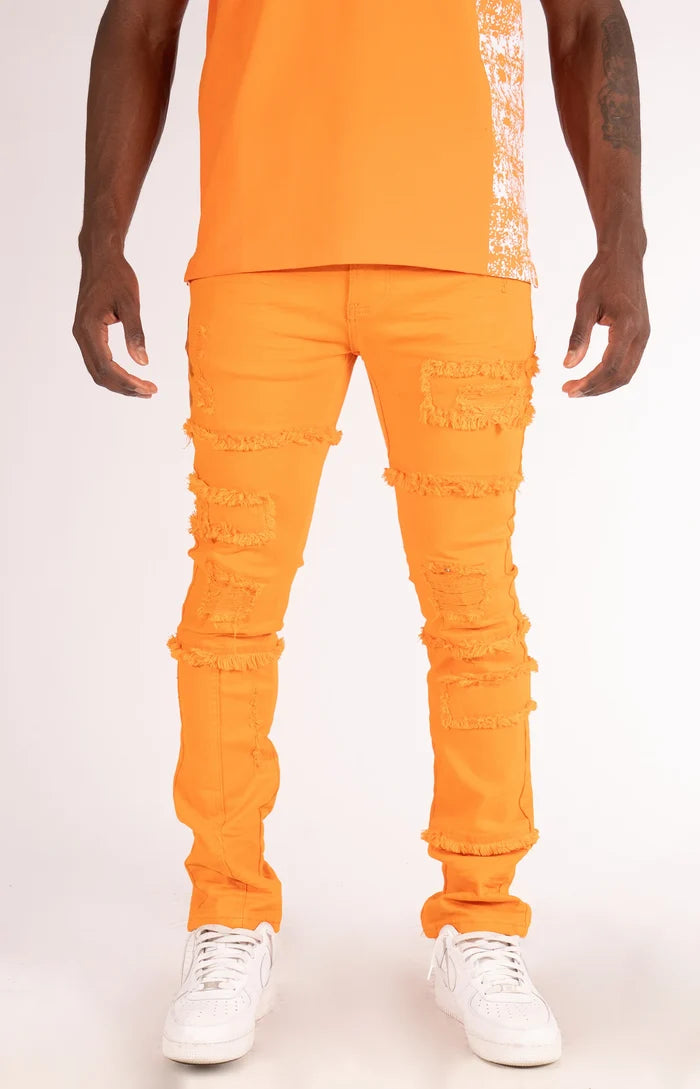 MAKOBI BERGAMO JEANS - MT1912 - ORANGE