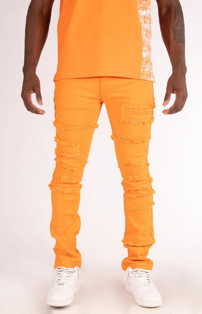 MAKOBI BERGAMO JEANS - MT1912 - ORANGE