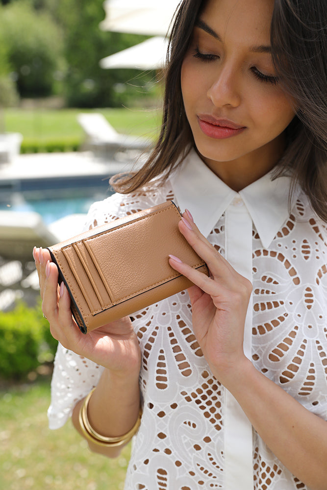 Marina Tan Medium Purse