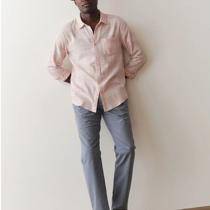Marine Layer Men's Classic Selvage Long Sleeve Shirt
