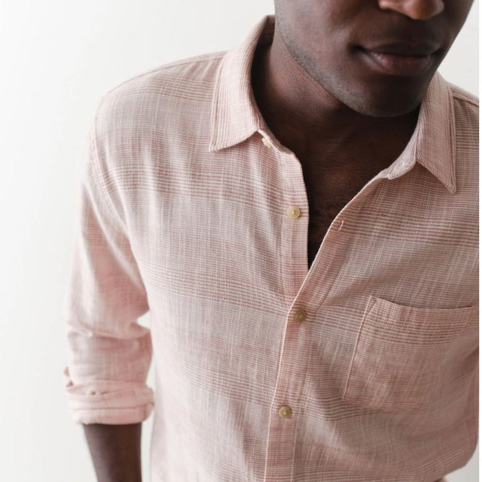 Marine Layer Men's Classic Selvage Long Sleeve Shirt