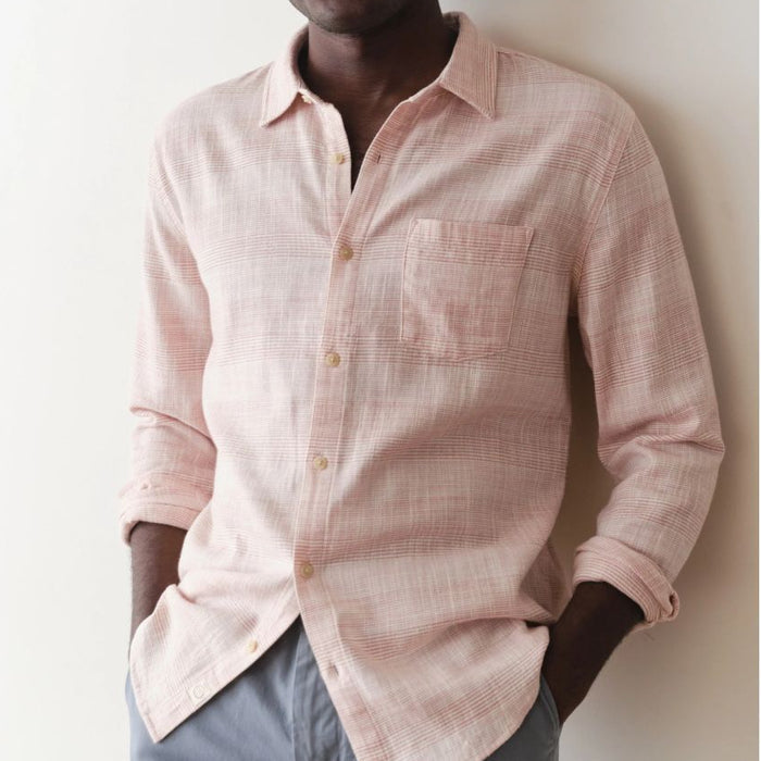 Marine Layer Men's Classic Selvage Long Sleeve Shirt