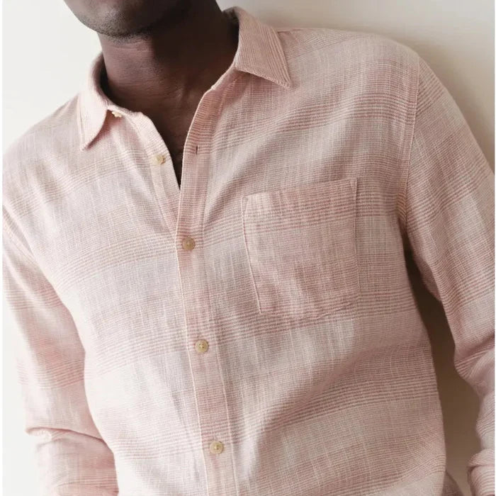 Marine Layer Men's Classic Selvage Long Sleeve Shirt