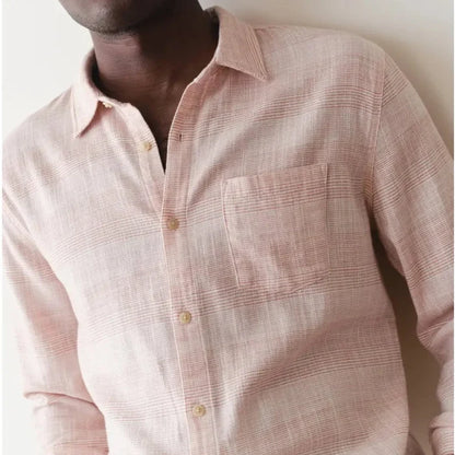 Marine Layer Men's Classic Selvage Long Sleeve Shirt