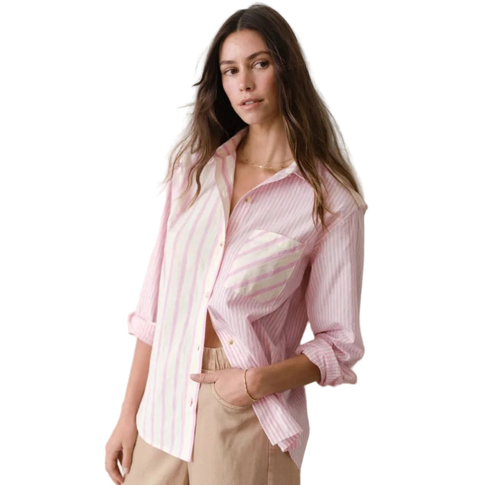Marine Layer Women's Jane Relaxed Long Sleeve Shirt