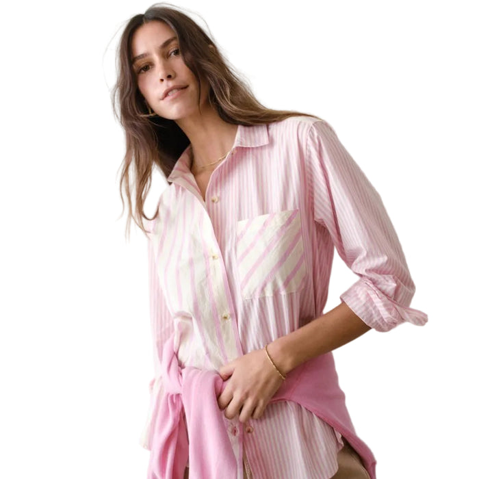 Marine Layer Women's Jane Relaxed Long Sleeve Shirt