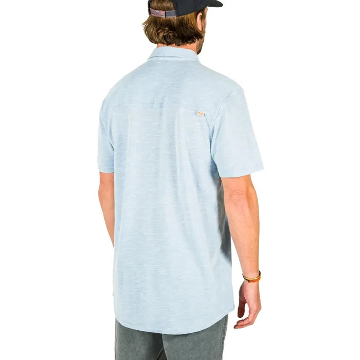 Marshwear Men's Coffin Point Knit Short Sleeve button-up Shirt