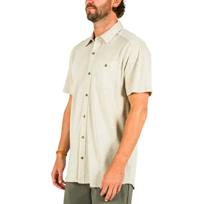 Marshwear Men's Coffin Point Knit Short Sleeve button-up Shirt