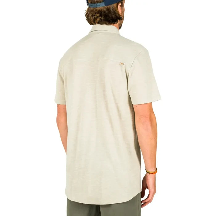 Marshwear Men's Coffin Point Knit Short Sleeve button-up Shirt