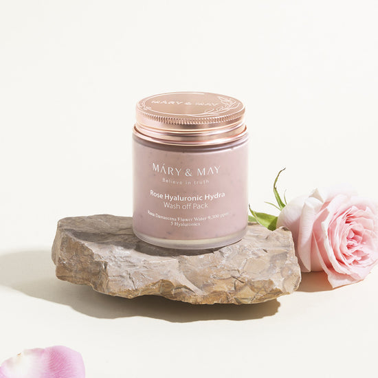 MARY & MAY Believe In Truth Rose Hyaluronics mask special set بكج مميز لاقنعة بالازهار للبشرة من ماري اند ماي