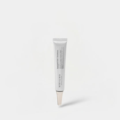 Mary & May Tranexamic Acid + Glutathione Eye Cream. ماري آند ماي حمض الترانيكساميك + الجلوتاثيون كريم العين - Princess Cosmetics Qatar