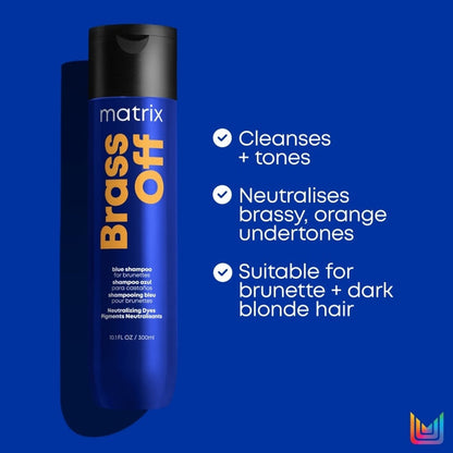 Matrix Brass Off Neutralizing Dyes Shampoo 300 ml