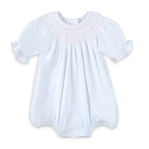 MB Lizzie's Classics Bishop S/S Bubble-White/Pink