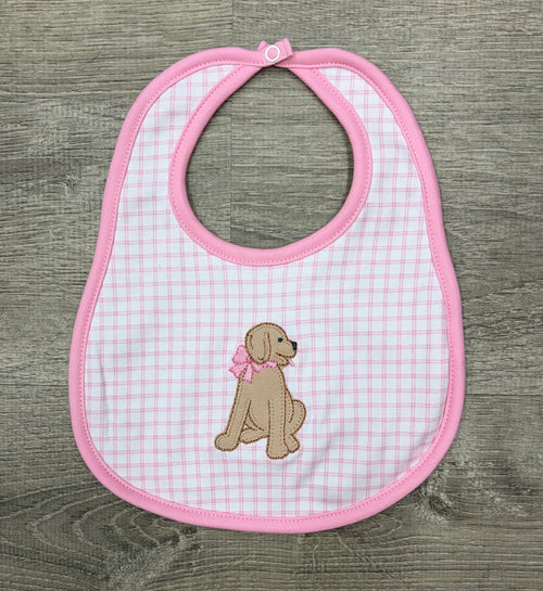 MB Puppy Playtime App. Bib-Pink