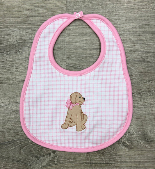 MB Puppy Playtime App. Bib-Pink