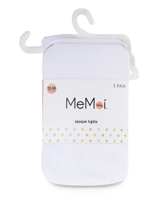 Me Moi Solid Nylon Infant Tights-3 PK.