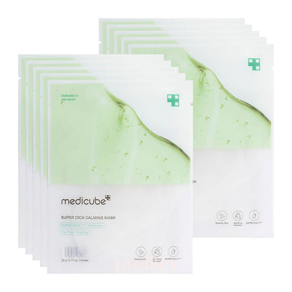 Medicube Super Cica Calming Mask x10pcs
