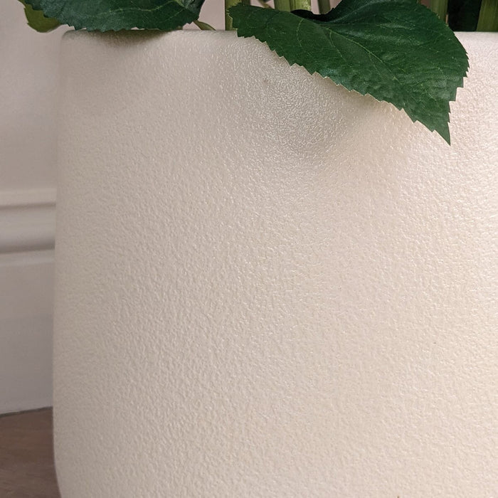Medium White Faux Hydrangea Potted Plant Accessories