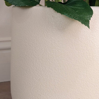 Medium White Faux Hydrangea Potted Plant Accessories