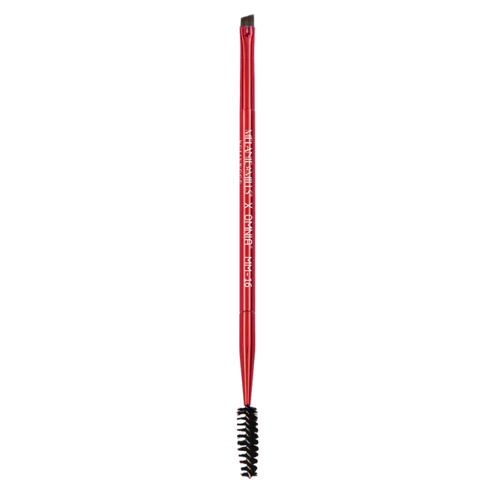 Melanie Mills Hollywood Dual Ended Angled Eye Brow Brush with Spoolie MM16 X Omnia®