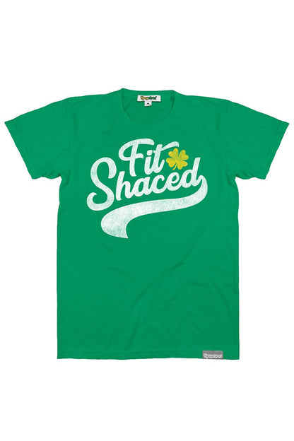 Men's fit Shaced T-shirt by Tipsy Elves, featuring a casual tee with a comfortable fit and graphic design on the front.