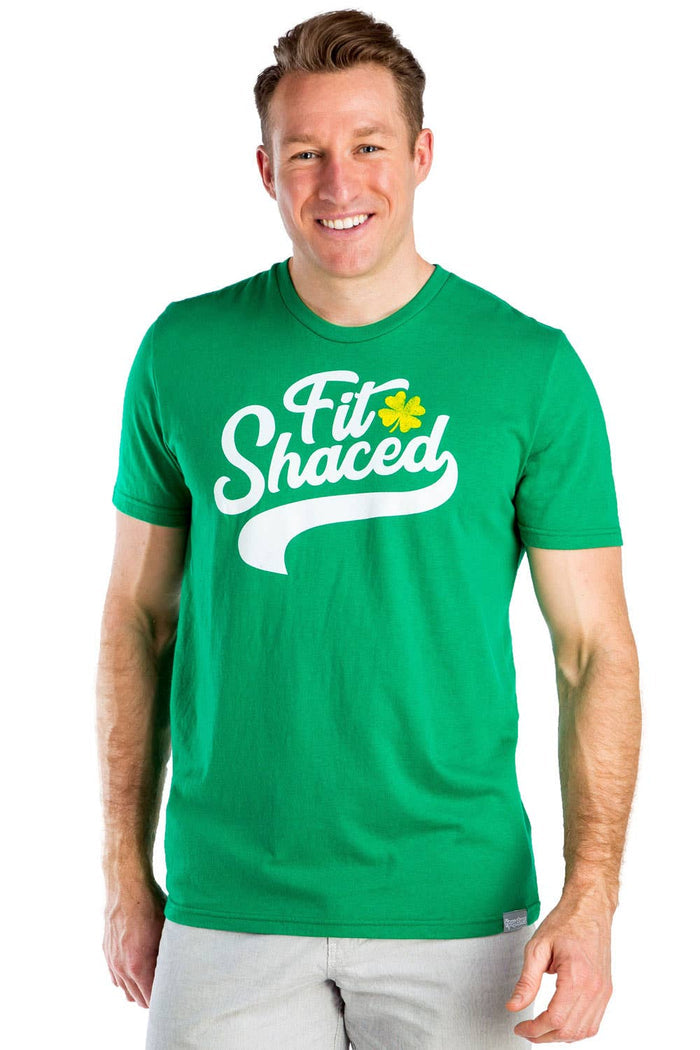 Men's fit Shaced T-shirt by Tipsy Elves, featuring a casual design and comfortable fit, displayed on a plain background.