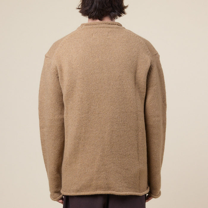 Merely Made - Premium Kidmohair Nomadic Sweater - Light Brown