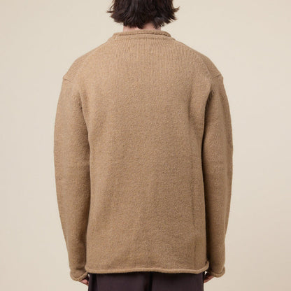 Merely Made - Premium Kidmohair Nomadic Sweater - Light Brown