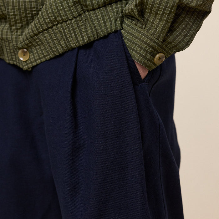 Merely Made - Premium Nomadic Relaxed Wide Shorts - Midnight Navy