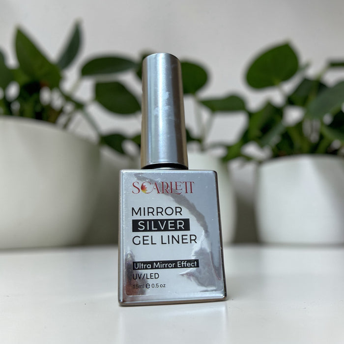 Metallic Gold Champagne/ Silver chrome Painting Gel - 15ml