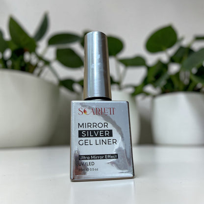Metallic Gold Champagne/ Silver chrome Painting Gel - 15ml