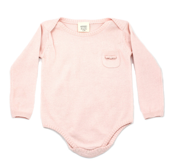 Viverano Milan Organic Cotton Full Sleeve Romper Bodysuit for Babies