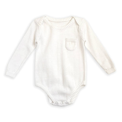 Milan Knit Baby Romper - Full Sleeve (5 Colors)
