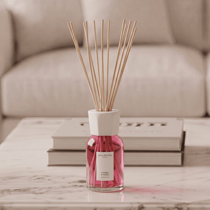 Millefiori Ambra & Rosa Fragrance 250ml Diffuser