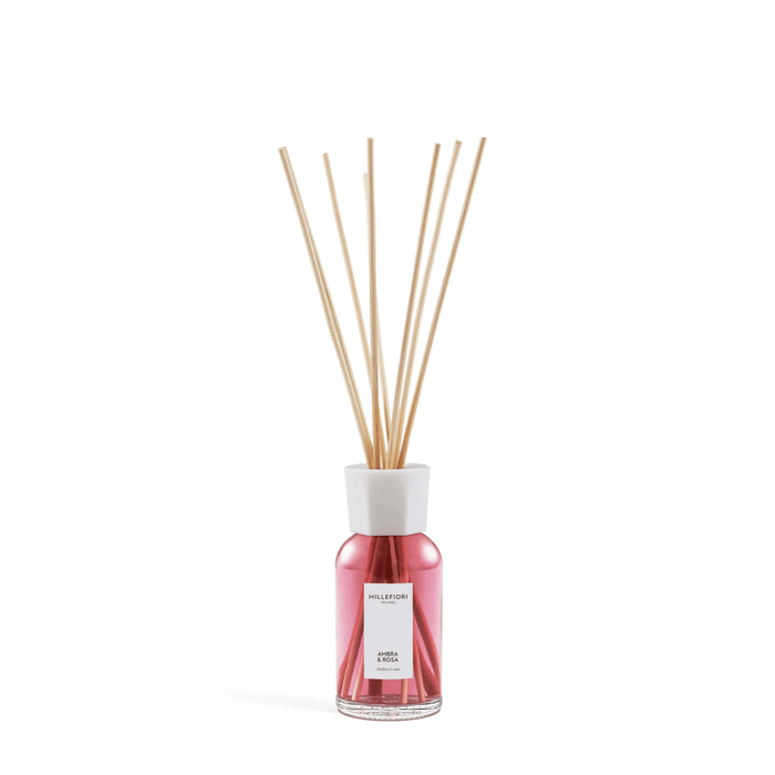Millefiori Ambra & Rosa Fragrance 100ml Diffuser