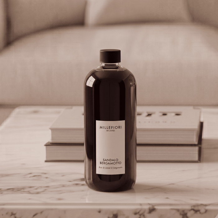 Millefiori Sandalo Bergamotto Fragrance 500ml Diffuser Refill