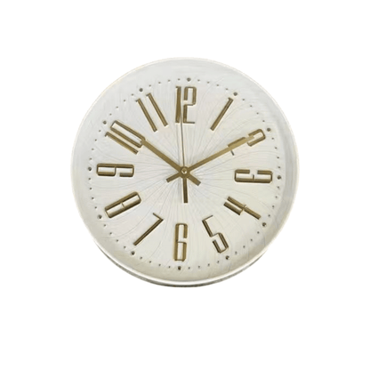 Mincio Cream & Gold Clock Accessories