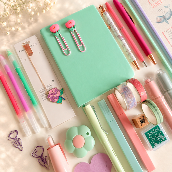 Mint, Lavender & Blush Stationery Set