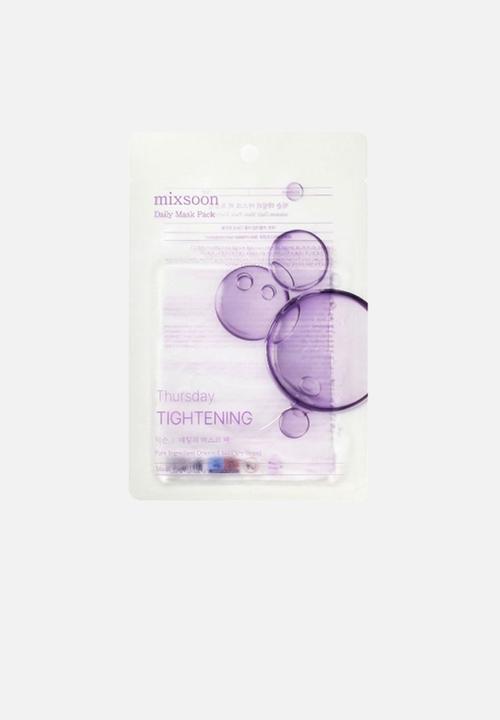 Mixsoon - Daily Sheet Mask Thursday - Tightening