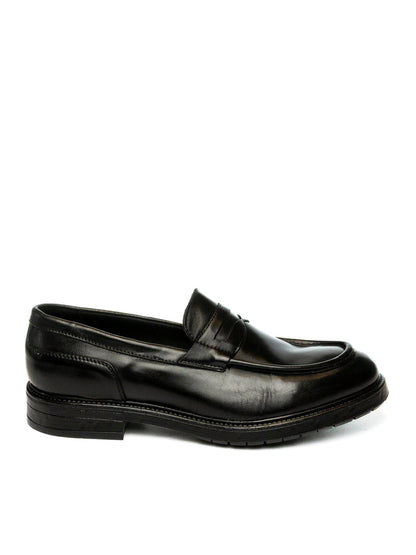 KEBO Mocassino pelle nero 2070 PELLE-NERO