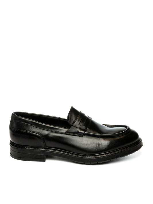 KEBO Mocassino pelle nero 2070 PELLE-NERO