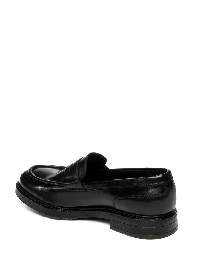 KEBO Mocassino pelle nero 2070 PELLE-NERO