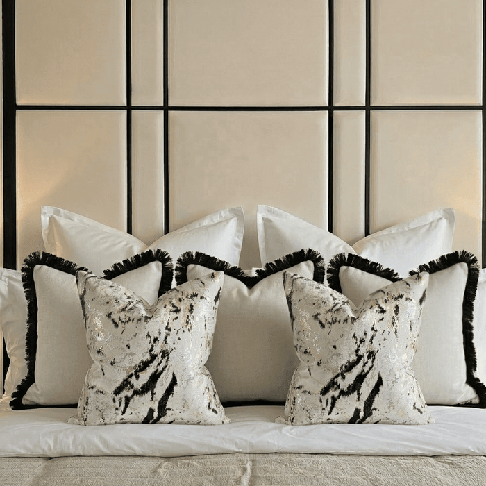 Monochrome Cushion Cover Bundle - Set of 5 Textiles