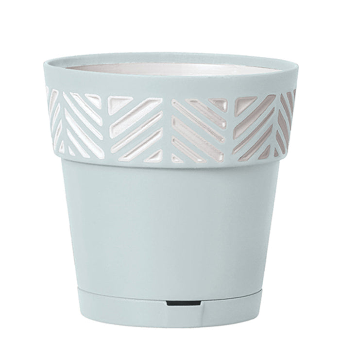 Mosaic cm.25 (9.9")  Sky Blue With White Mosaic
