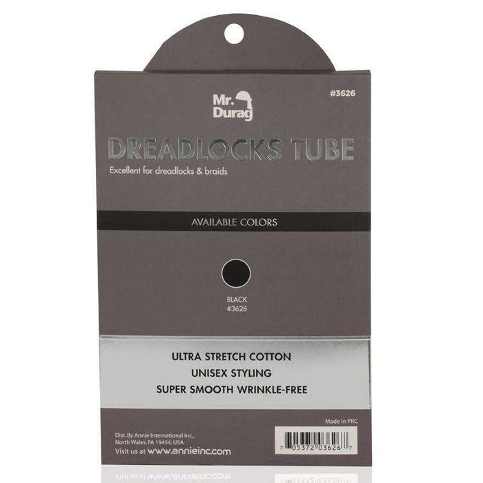 Mr. Durag Dreadlock Tube, 1 Count, Black