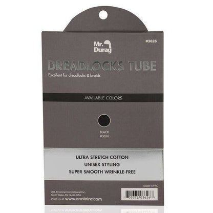 Mr. Durag Dreadlock Tube, 1 Count, Black