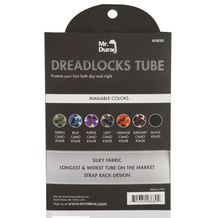 Mr. Durag Dreadlocks Tube With Strap, 1 Count, Black