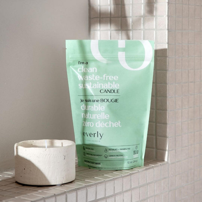 Everly-Nada Candle Refill - Unscented-Home-Everly_CandleRefillKits_Nada_Lifestyle-The Detox Market |