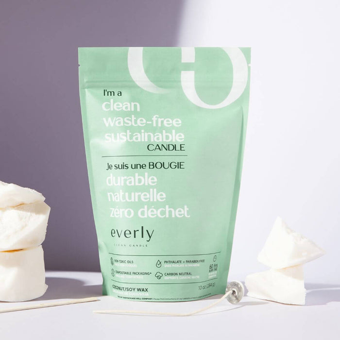 Everly-Nada Candle Refill - Unscented-Home-Everly_CleanCandleRefillKits_NadaUnscented-The Detox Market |